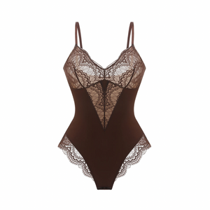 THE BROWN LACE BODYSUIT